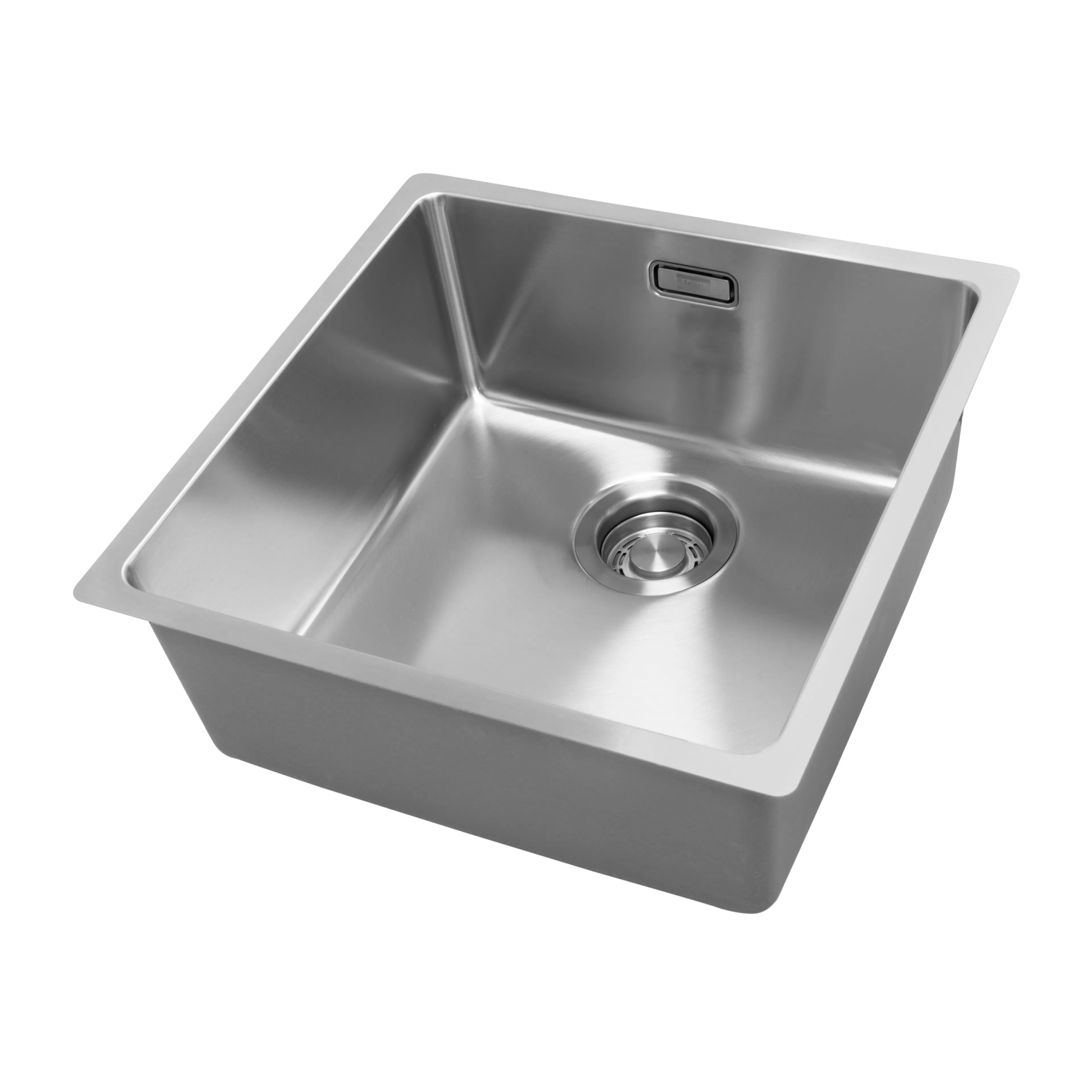 Kjøkkenvask Strand Stainless STX40-E Pressad Enkelvask for Underliming