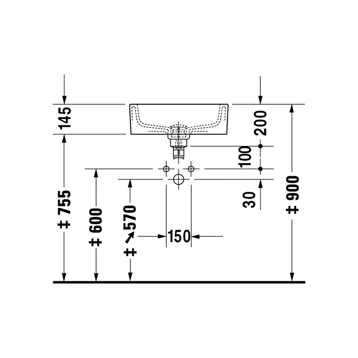 Servant Duravit Starck 1 044648