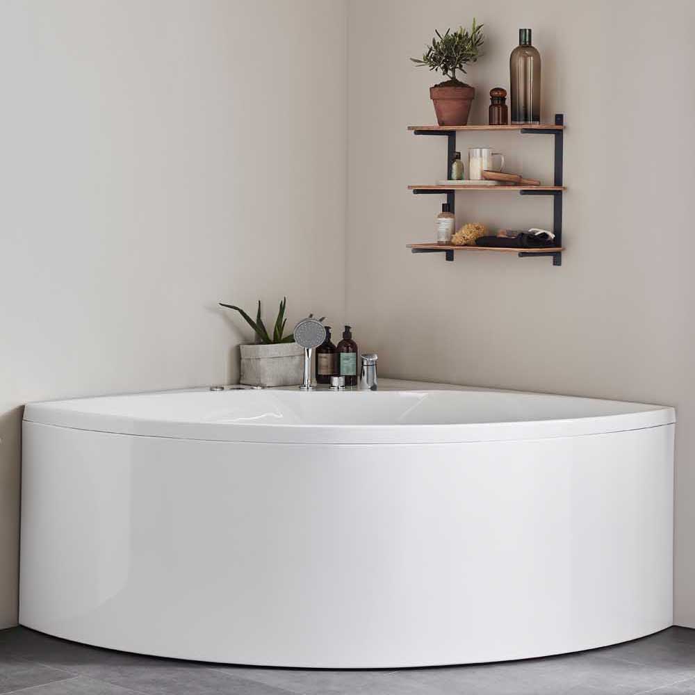 Bubbelbadkar Star 140-Bronze + inkl. Blandare Bronze