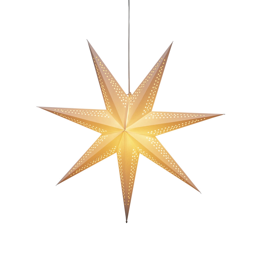 Adventsstjerne Gnosjö Konstsmide 78 cm med Ledningsett