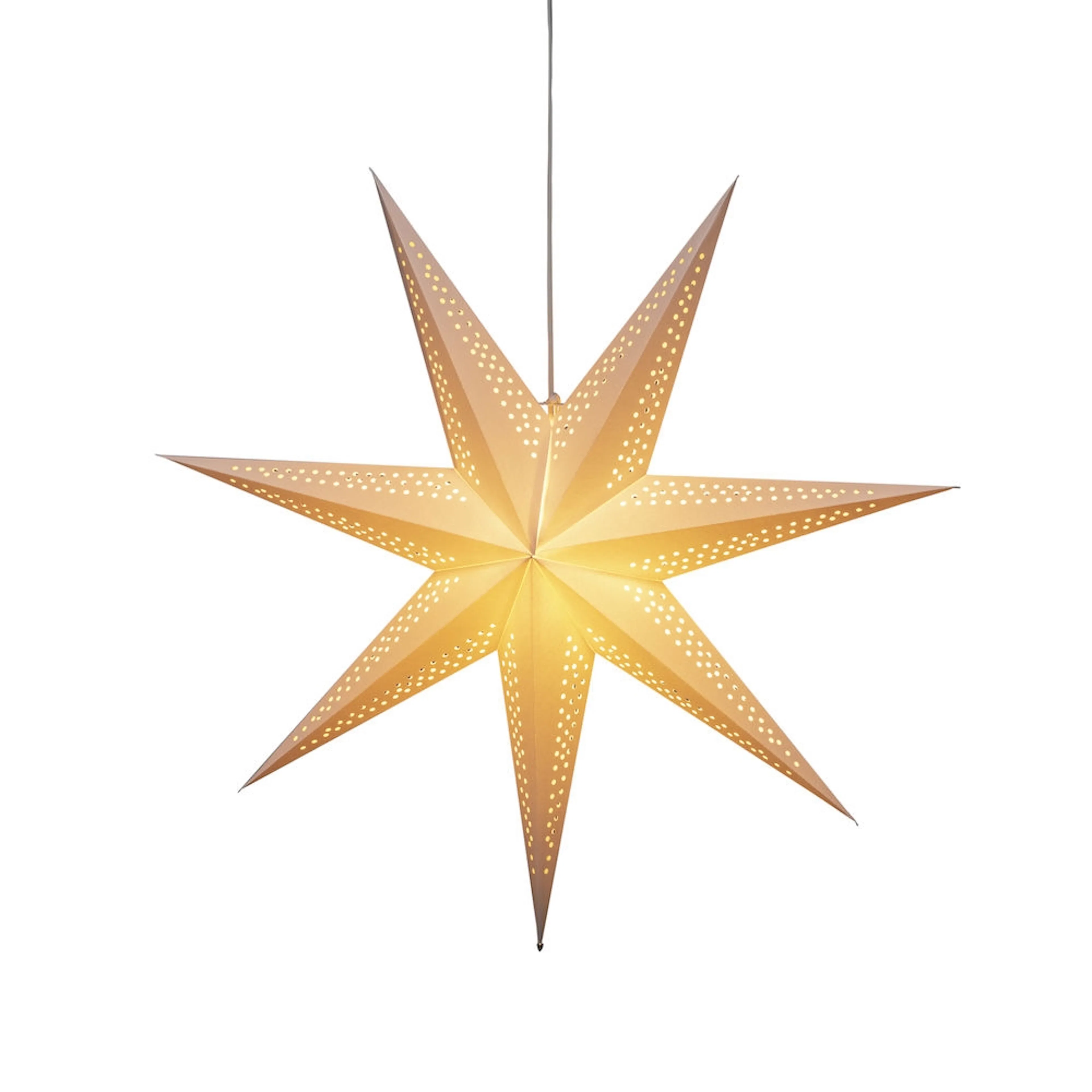 Adventsstjerne Gnosjö Konstsmide 78 cm med Ledningsett