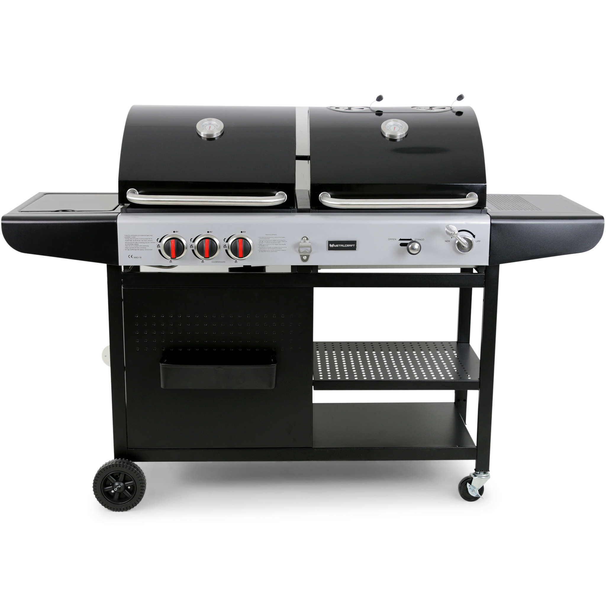Gass/Kullgrill Metalcraft Kombinasjonsgrill Aurora