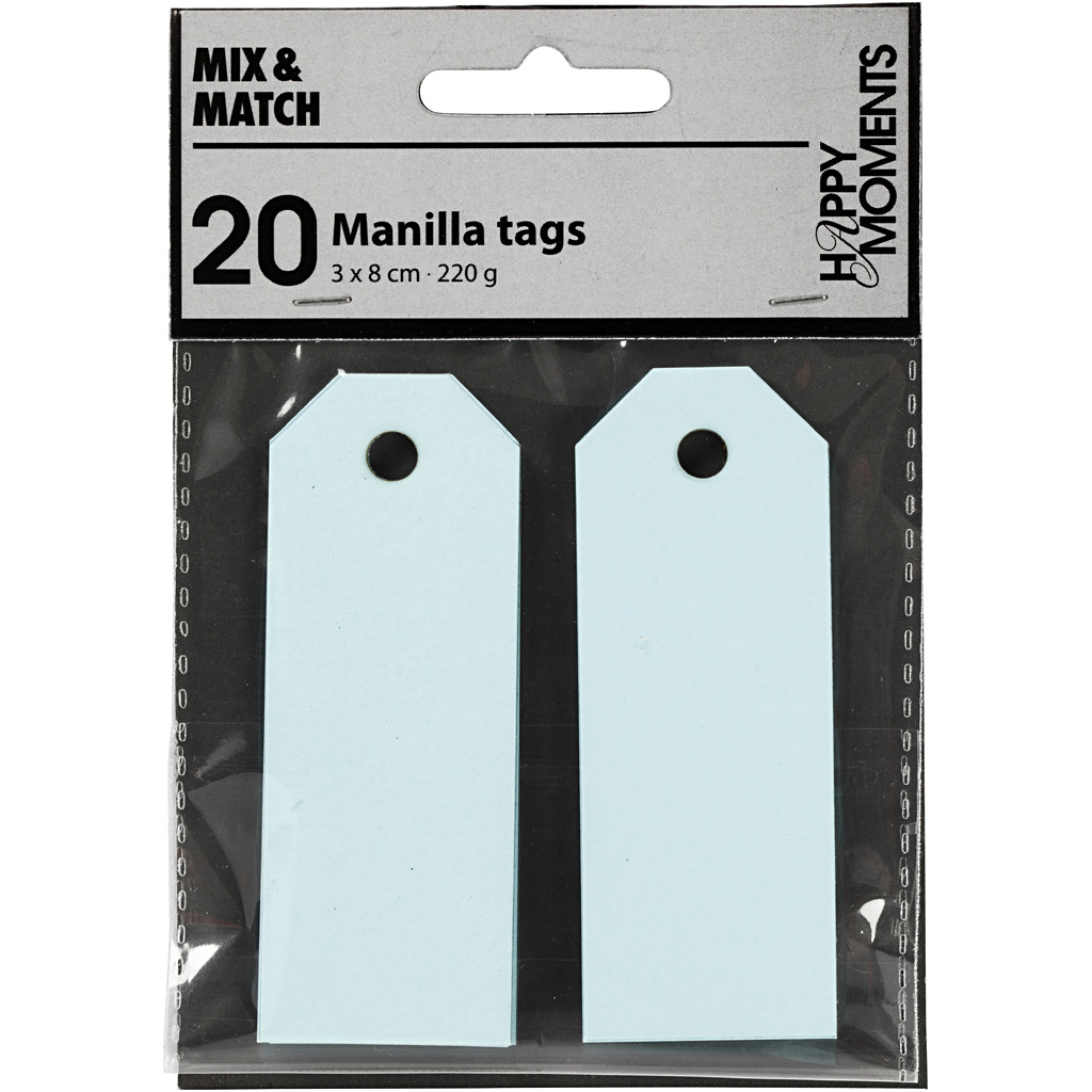 Manillamerker Creativ Company Str 3x8 cm 220 g 20 St/1 Pk