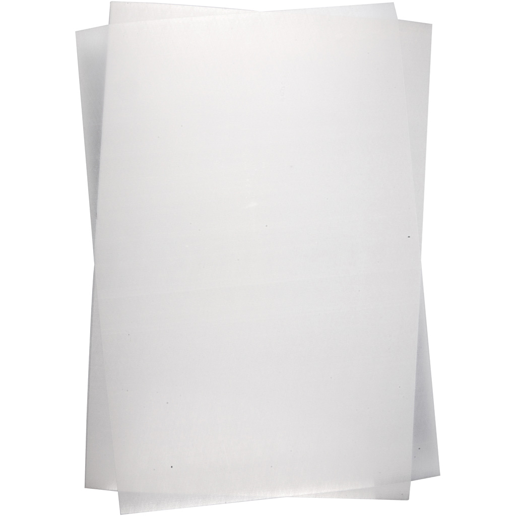 Krympeplast Creativ Company 20x30 cm Blank Transparent 10 ark/1 Pk