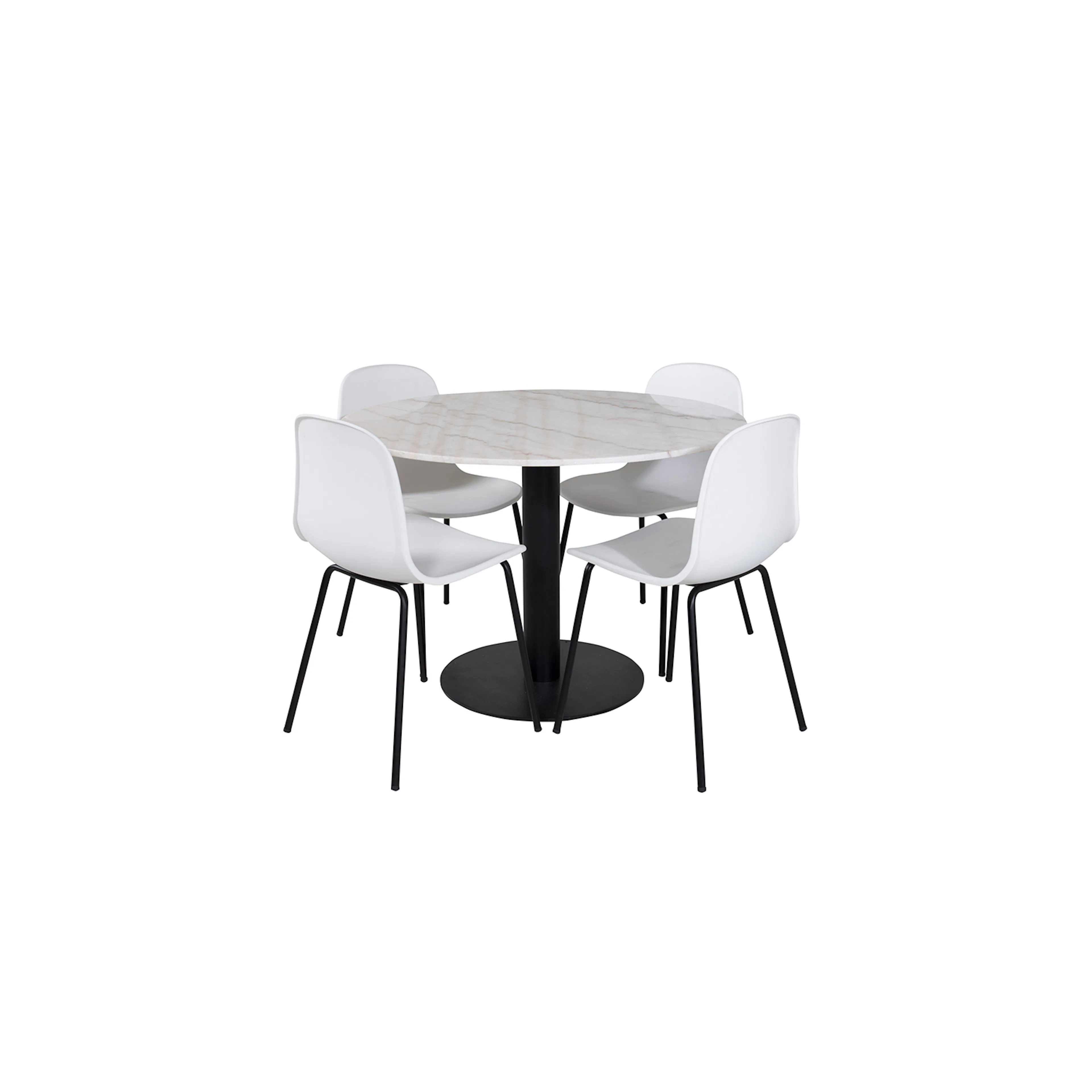 Spisegruppe Venture Home Estelle med 4 Ardi Stoler