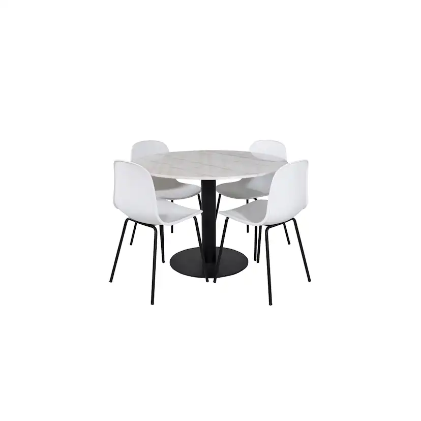 Spisegruppe Venture Home Estelle med 4 Ardi Stoler