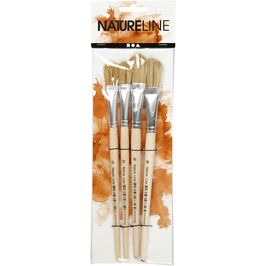 Lakkpensler Creativ Company Nr 10+16 4 stk/1 Pk