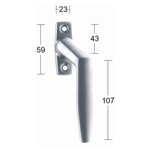 Vindusvrider 2162 Habo Krom