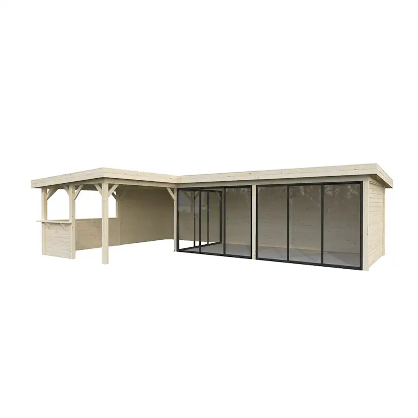 Hagestue Palmako Lenna 33,2 m2 Set 420 Slide