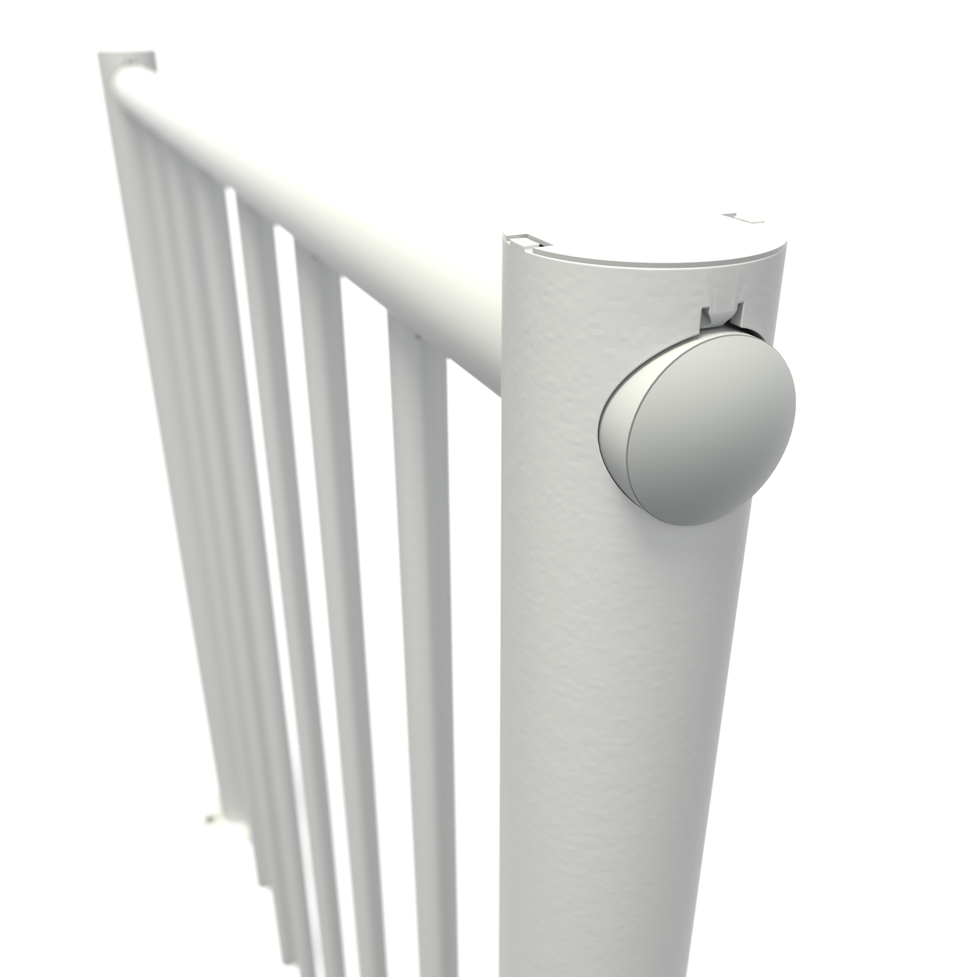 Rekkverk Byggera Euro Design Hvit Rett