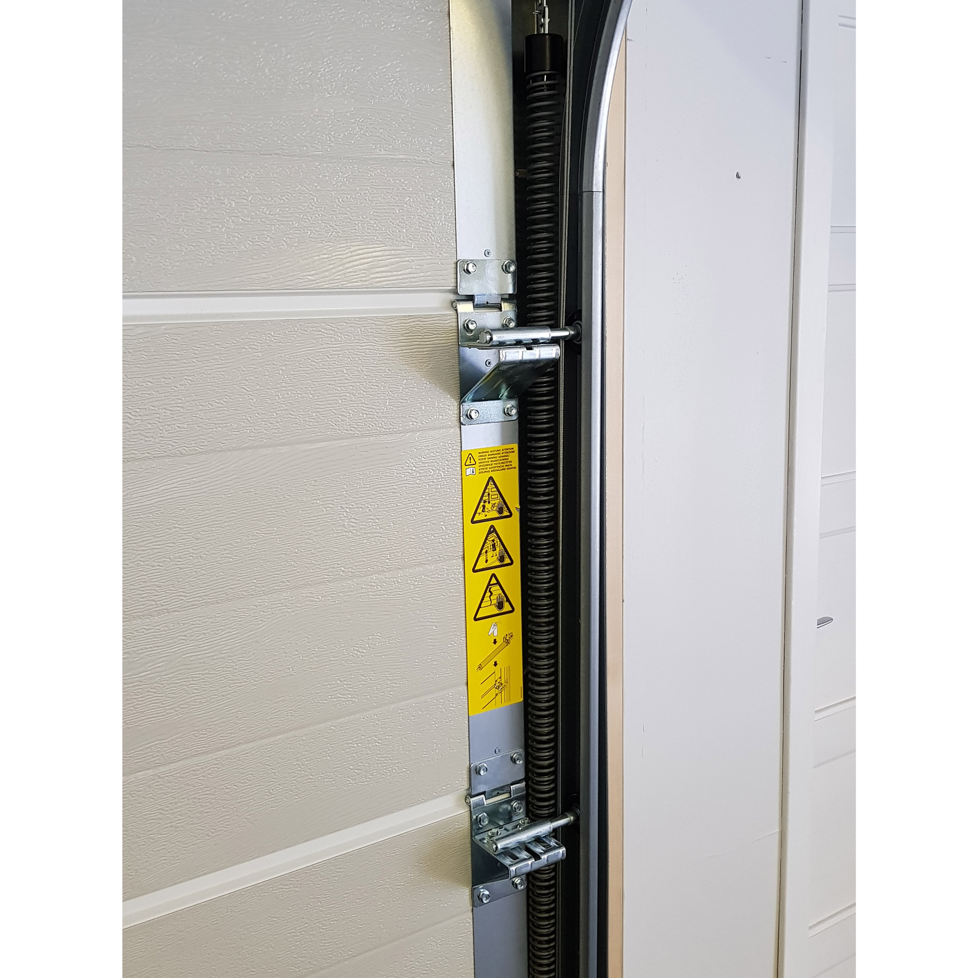 Garasjeport Grimstadporten SNP Slettpanel Hvit