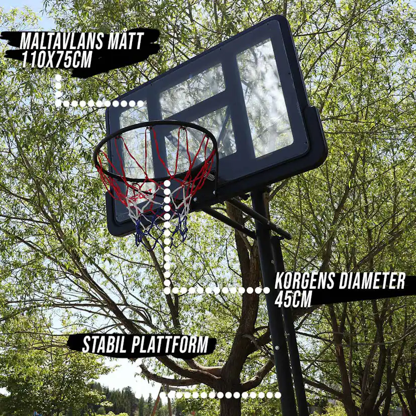 Basketballstativ ProSport Premium 2,3-3,05m