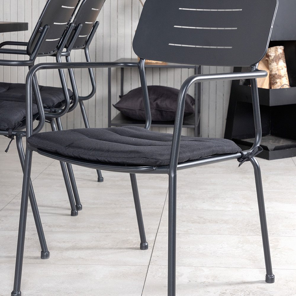 Spisegruppe Venture Home King med 6 Nime Spisestoler