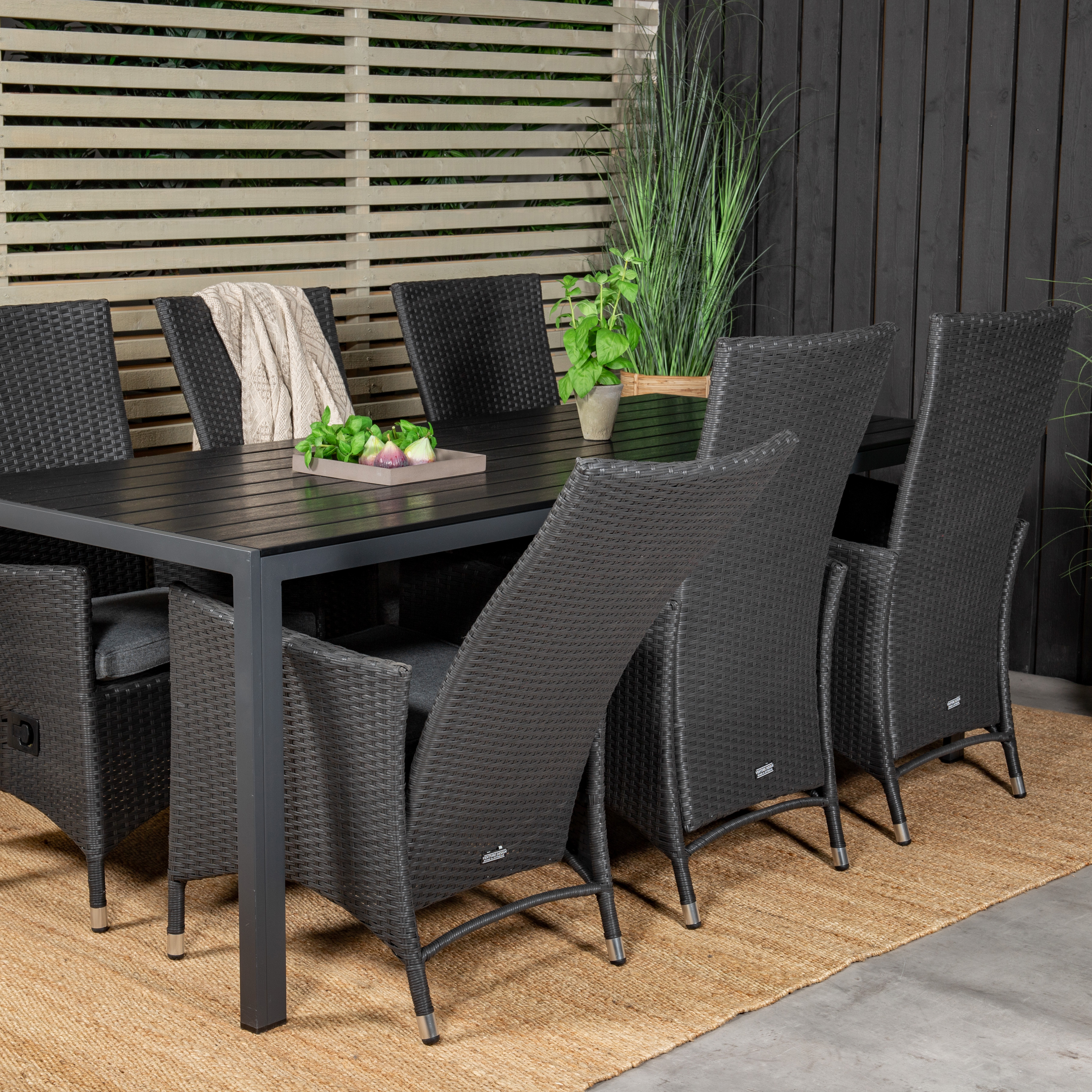 Spisegruppe Venture Home Break med 6 Padova Stoler