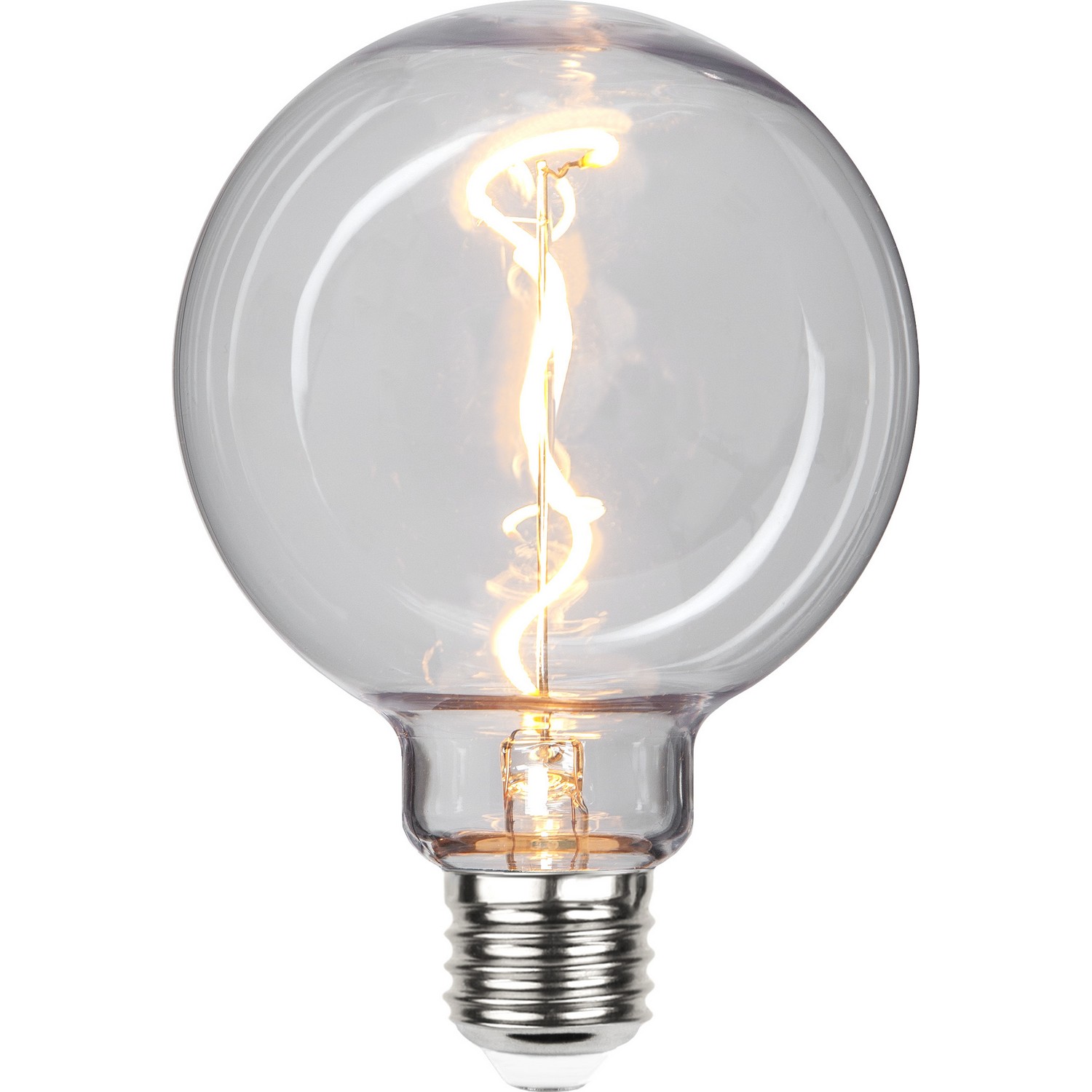 LED-Lampe Star Trading E27 G95 Utendørs Belysning PC Cover Filament 2200K