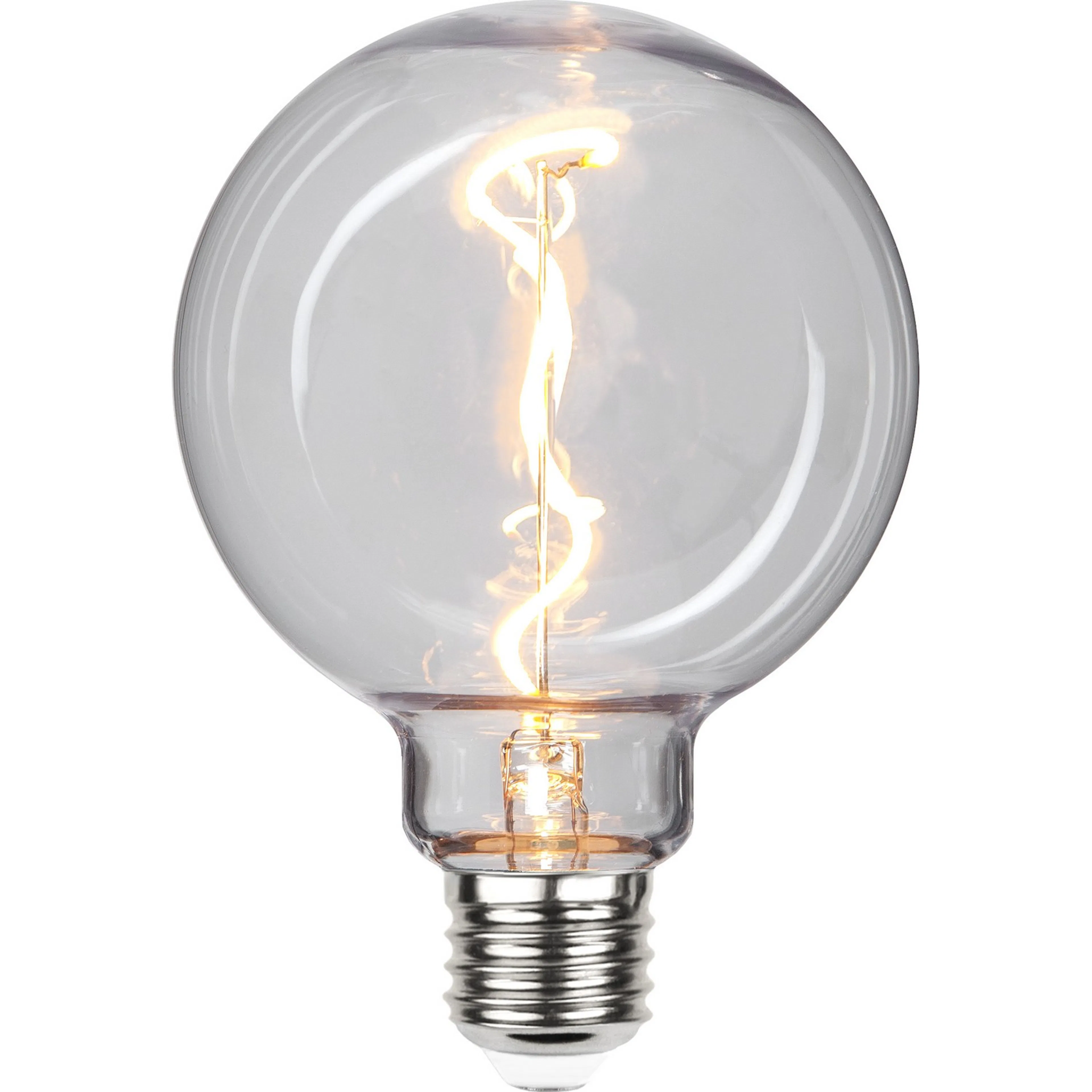LED-Lampe Star Trading E27 G95 Utendørs Belysning PC Cover Filament 2200K
