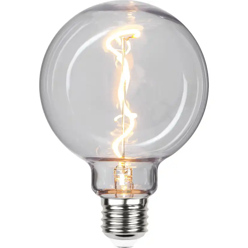 LED-Lampe Star Trading E27 G95 Utendørs Belysning PC Cover Filament 2200K