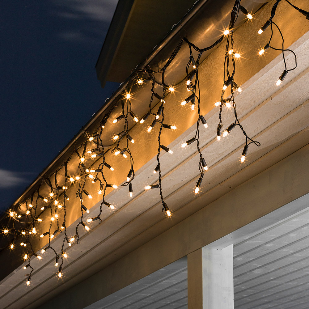 Startsett Istapp Gnosjö Konstsmide 100 stk amber M-LED 31 V