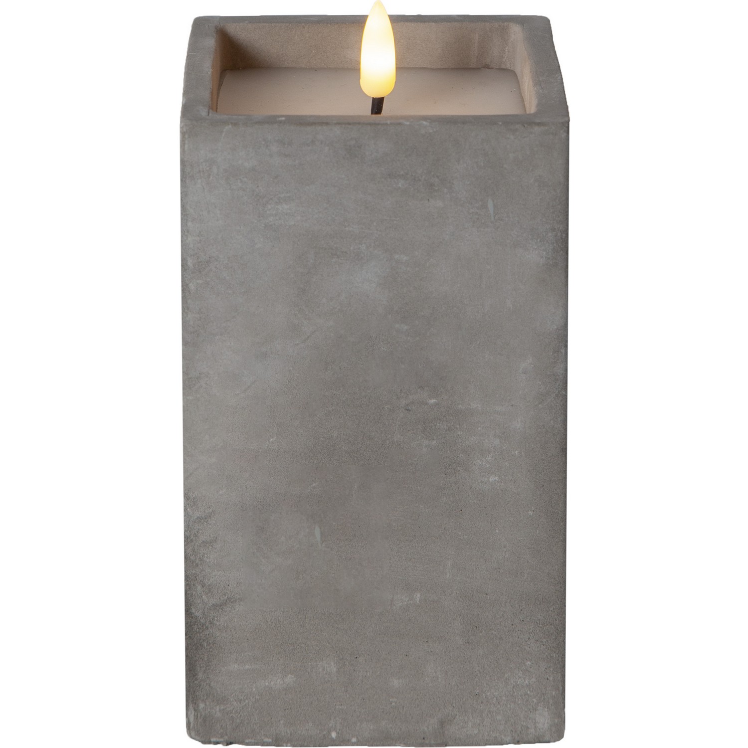 LED Blockljus Flamme Cem 16,5cm Høyde: 165 mm