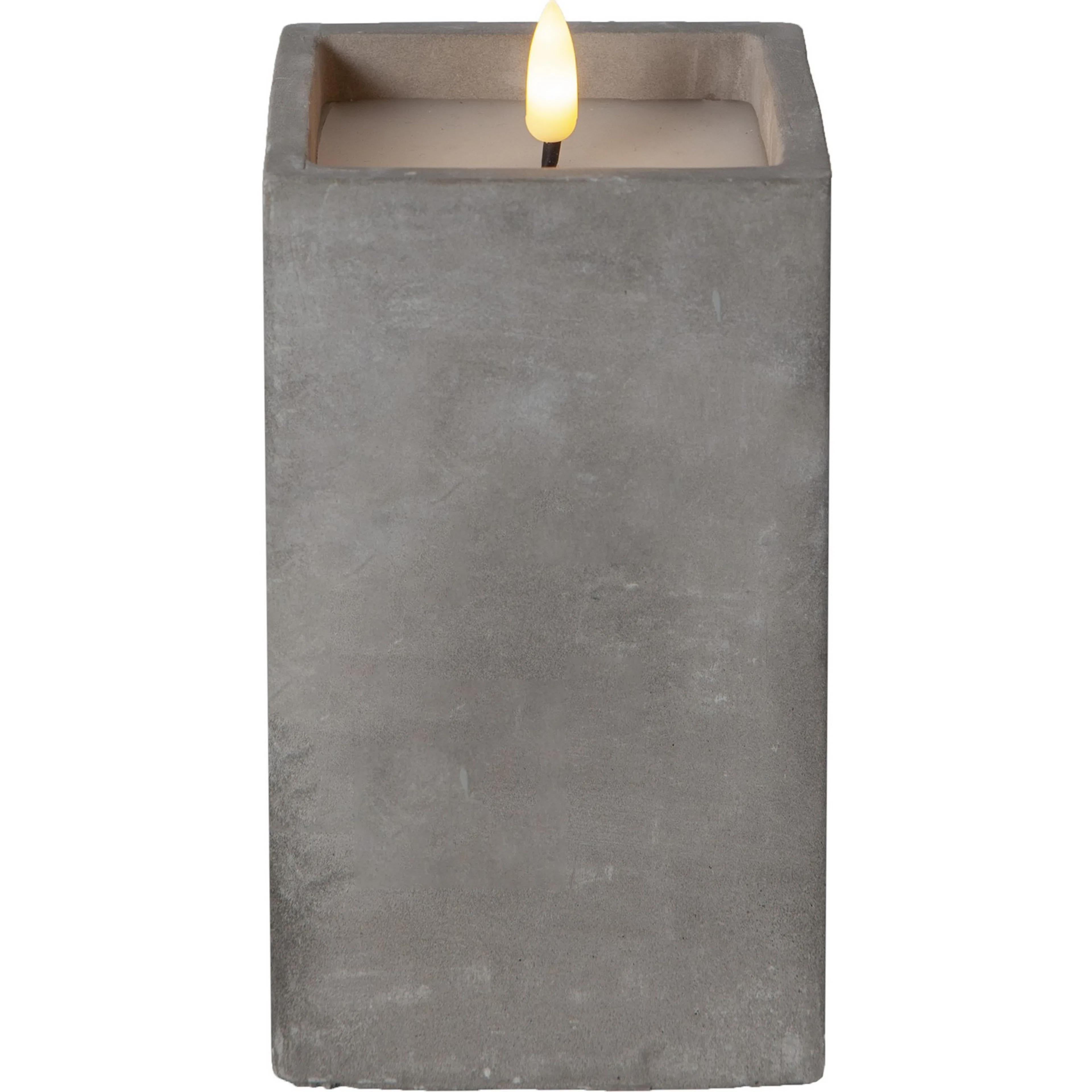 LED Blockljus Flamme Cem 16,5cm Høyde: 165 mm