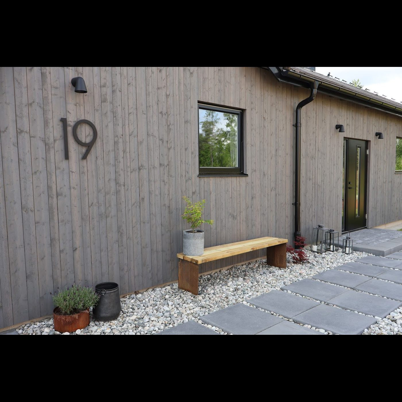 Utebenk Skotte Garden Benkestativ