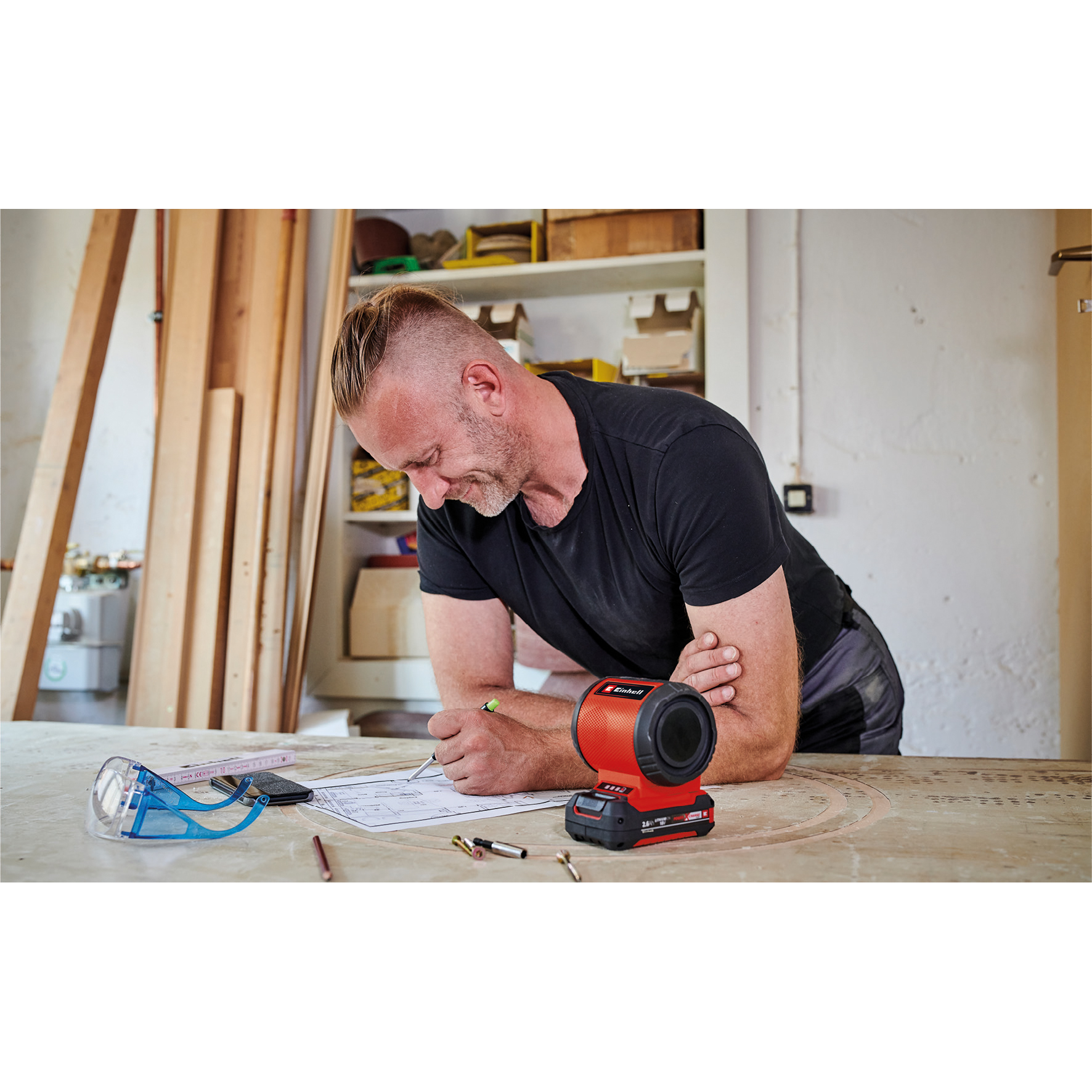 Høyttaler Einhell TC-SR 18 Li BT - Solo Trådløs uten Batteri