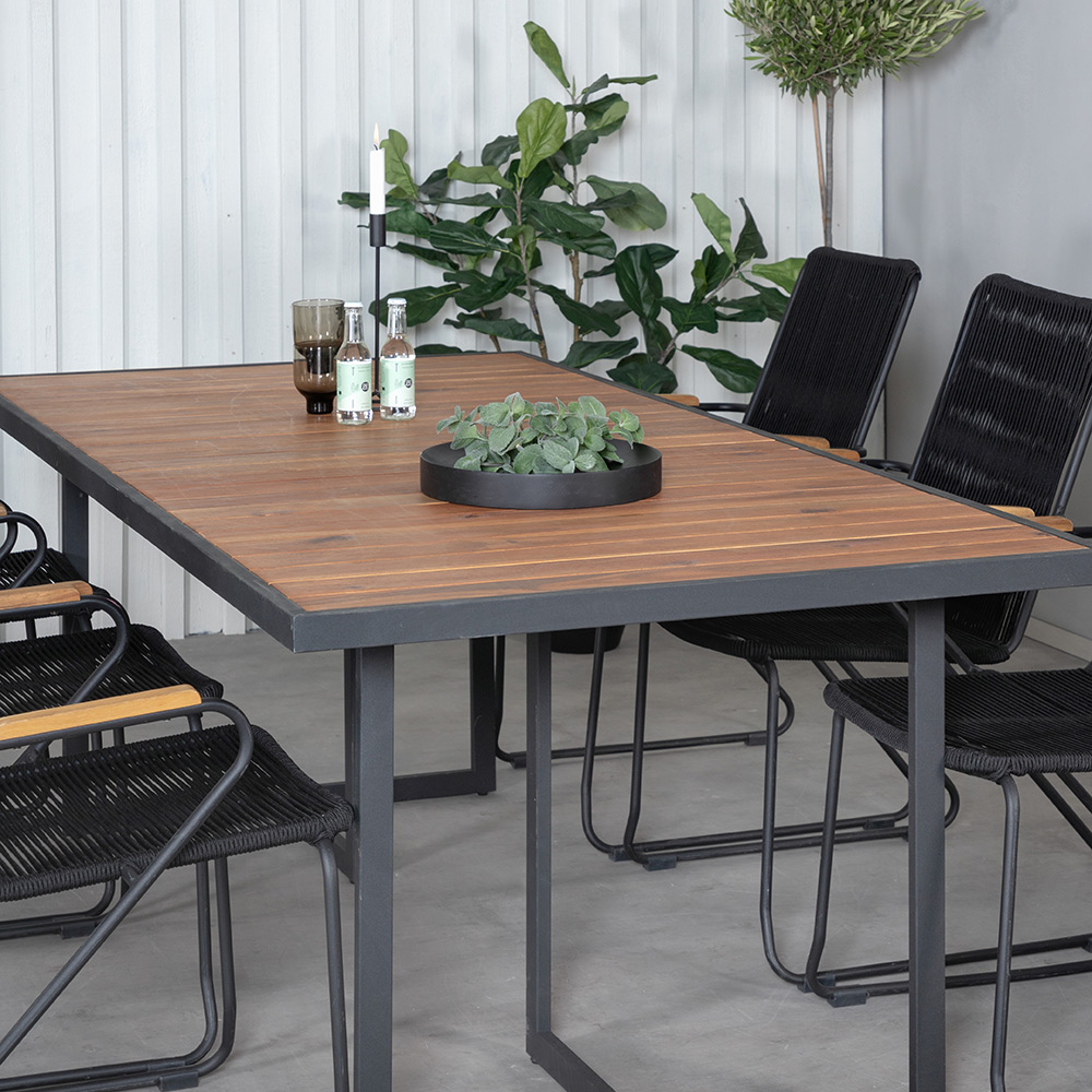 Spisegruppe Venture Home King med 6 Billy Lenestoler
