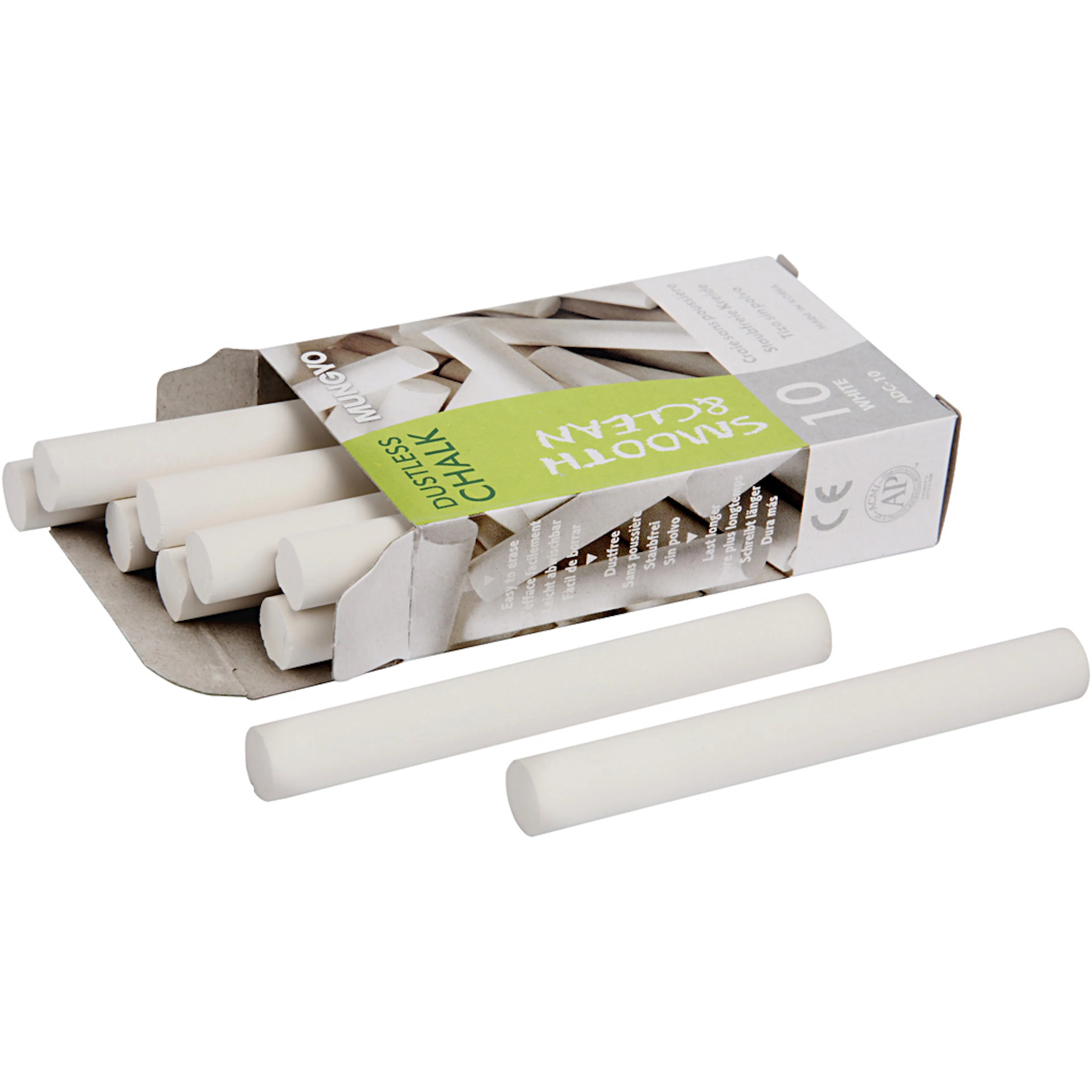 Tavlekritt Creativ Company Hvit 8 cm 1 Pk