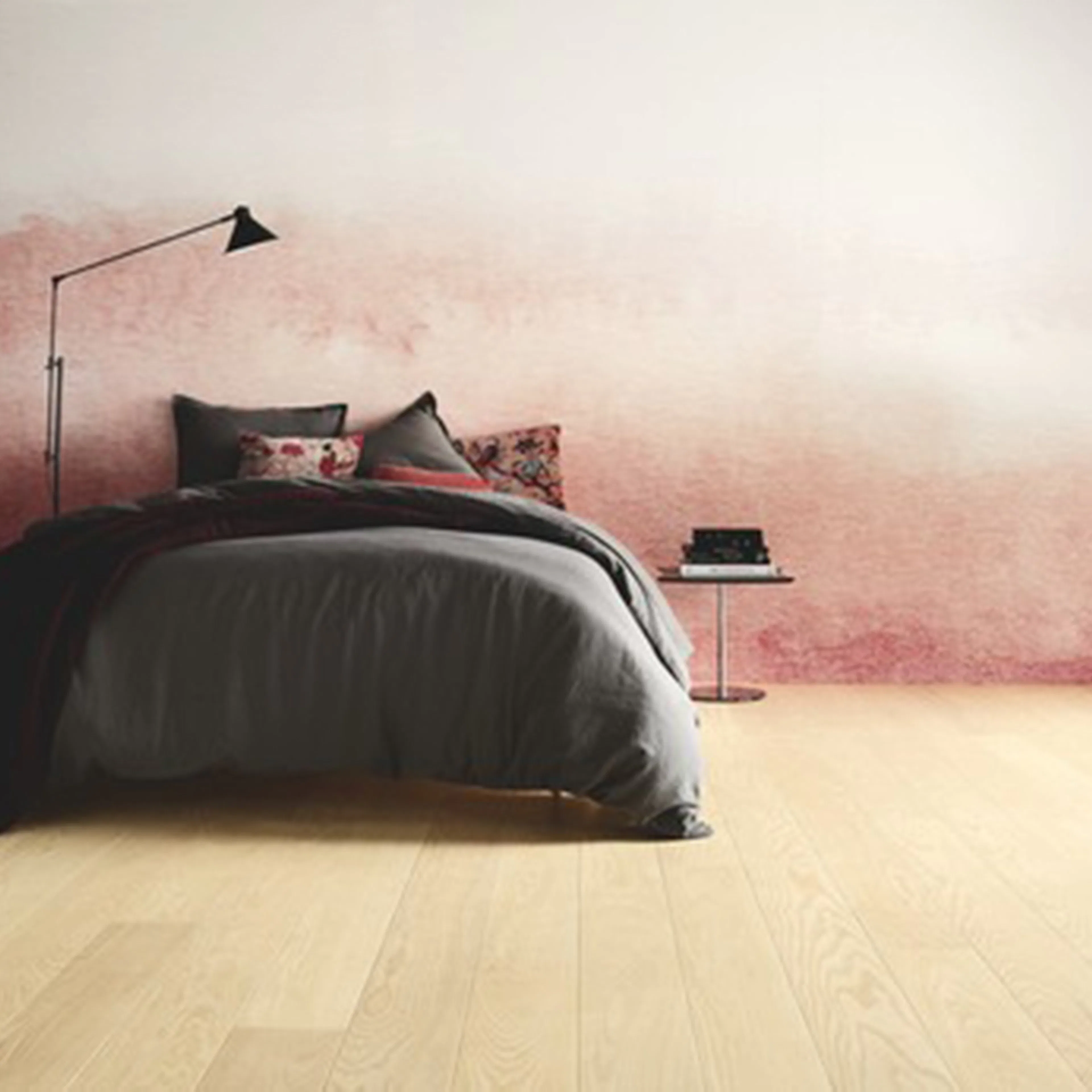 Parkettgolv Tarkett Shade Ask Linen White Plank Lackad