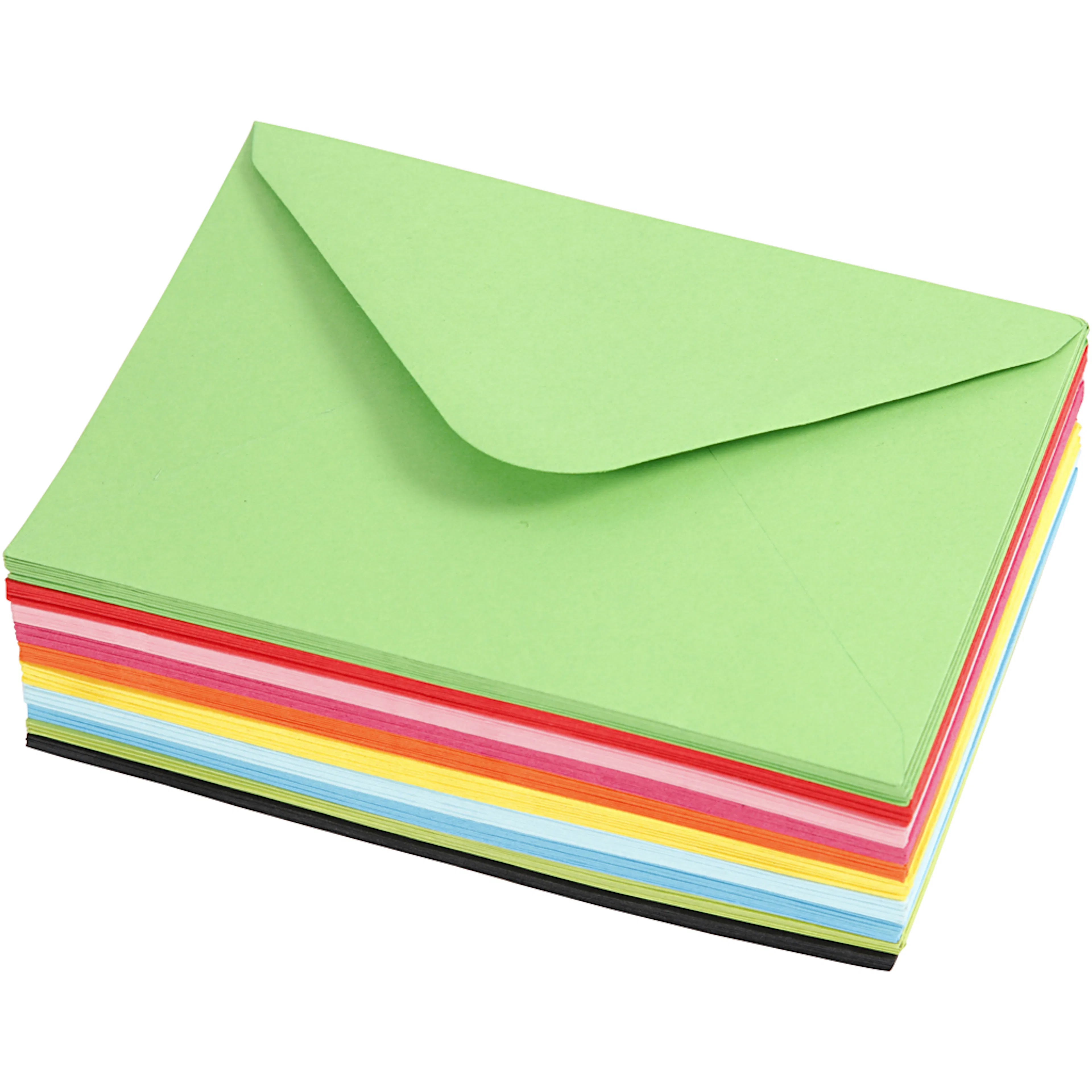 Konvolutt Creativ Company Str 11,5x16 cm Ass Farger 10x10 Stk/1 Pk