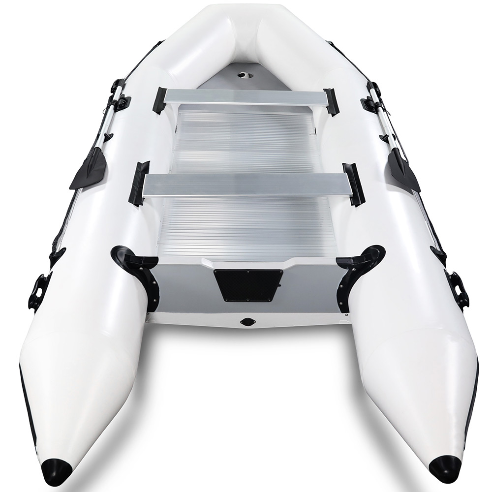 Gummibåt 430cm (0,9 mm PVC), vit Farge Hvit