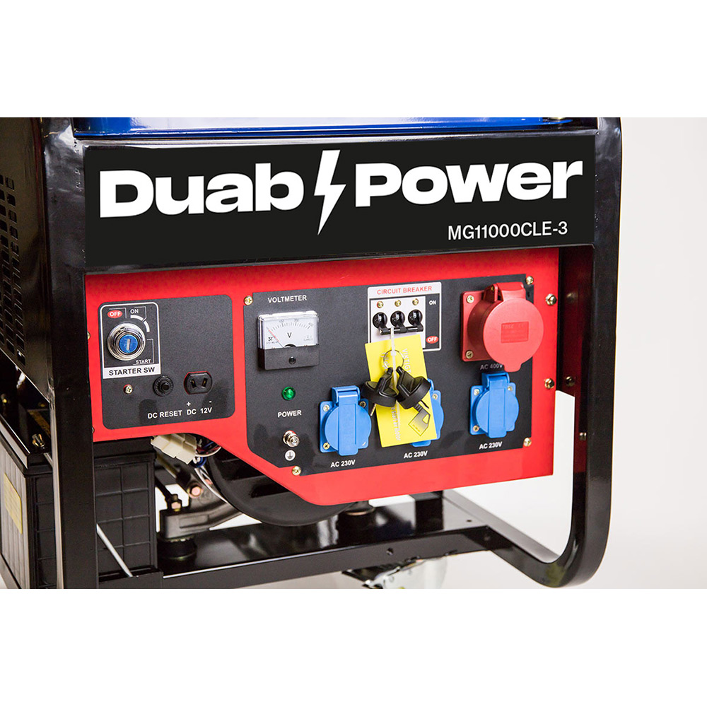 Strømaggregat Duab-Power MG11000CLE-3 1-fas/3-fas Bensin