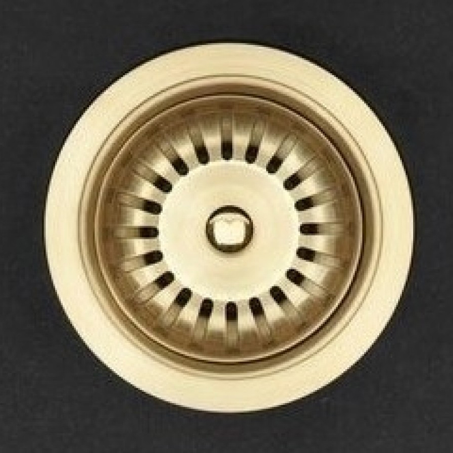 Diskho Lavabo Saturn 86 Mattsvart/Mässing Sort Matt/Messing