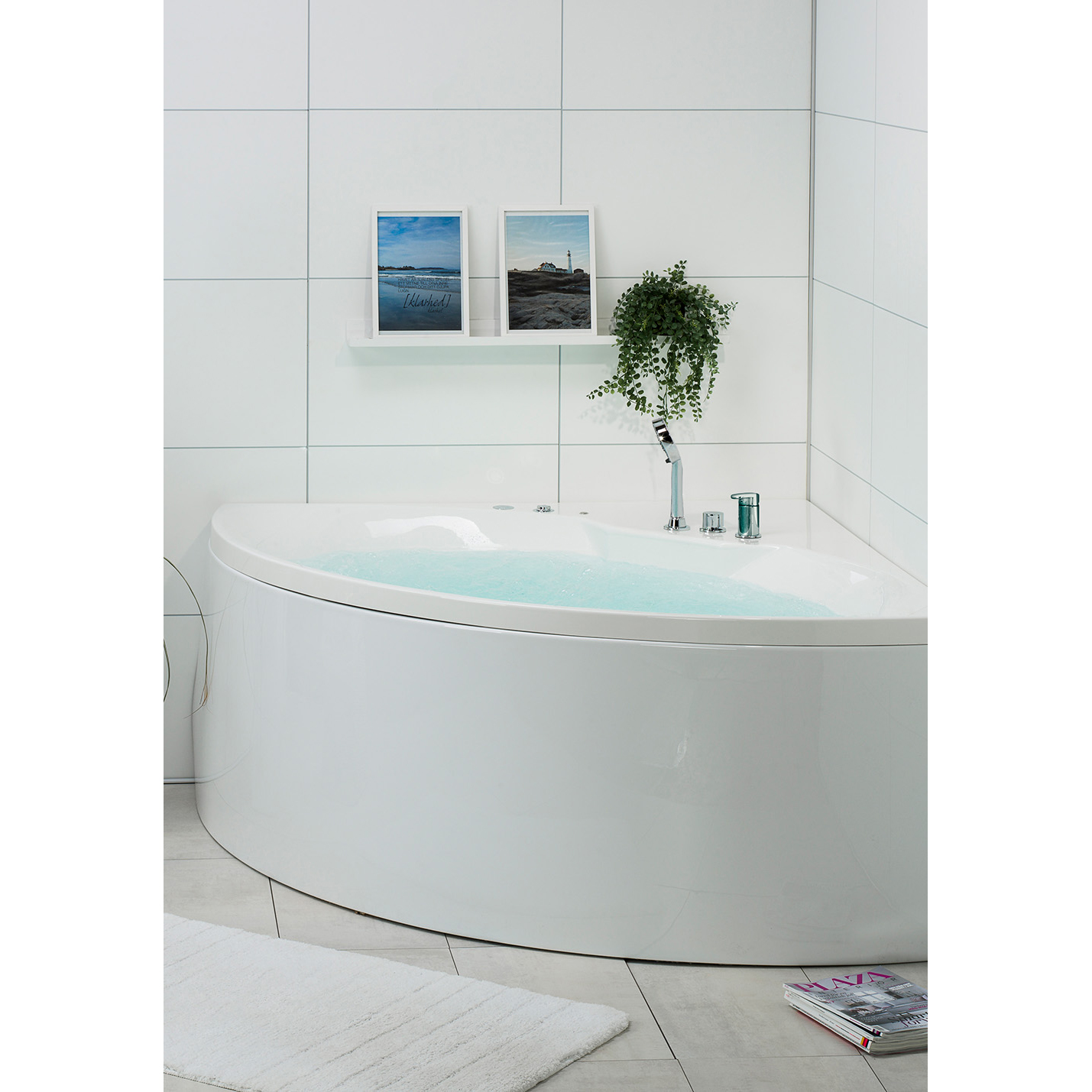 MASSASJEBADEKAR ROFYLLD 140 PREMIUM L:1400mm,Premium,3160W,Bunnm:Ja,Belys:Ja,Fotm:Ja