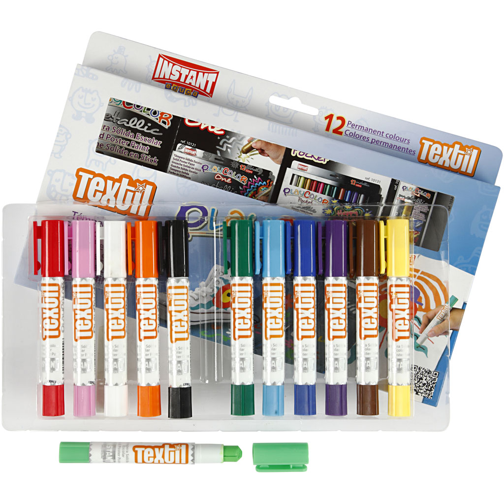 Tekstilfarge Creativ Company Playcolor Ass Farger 1 Pk
