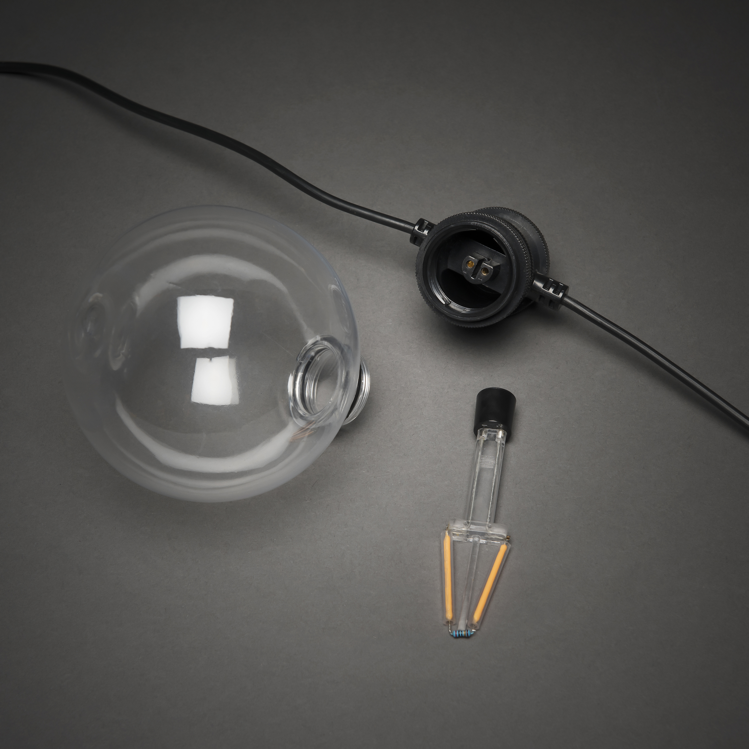 Lyslenke Gnosjö Konstsmide E27 10L LED Utbyttbar