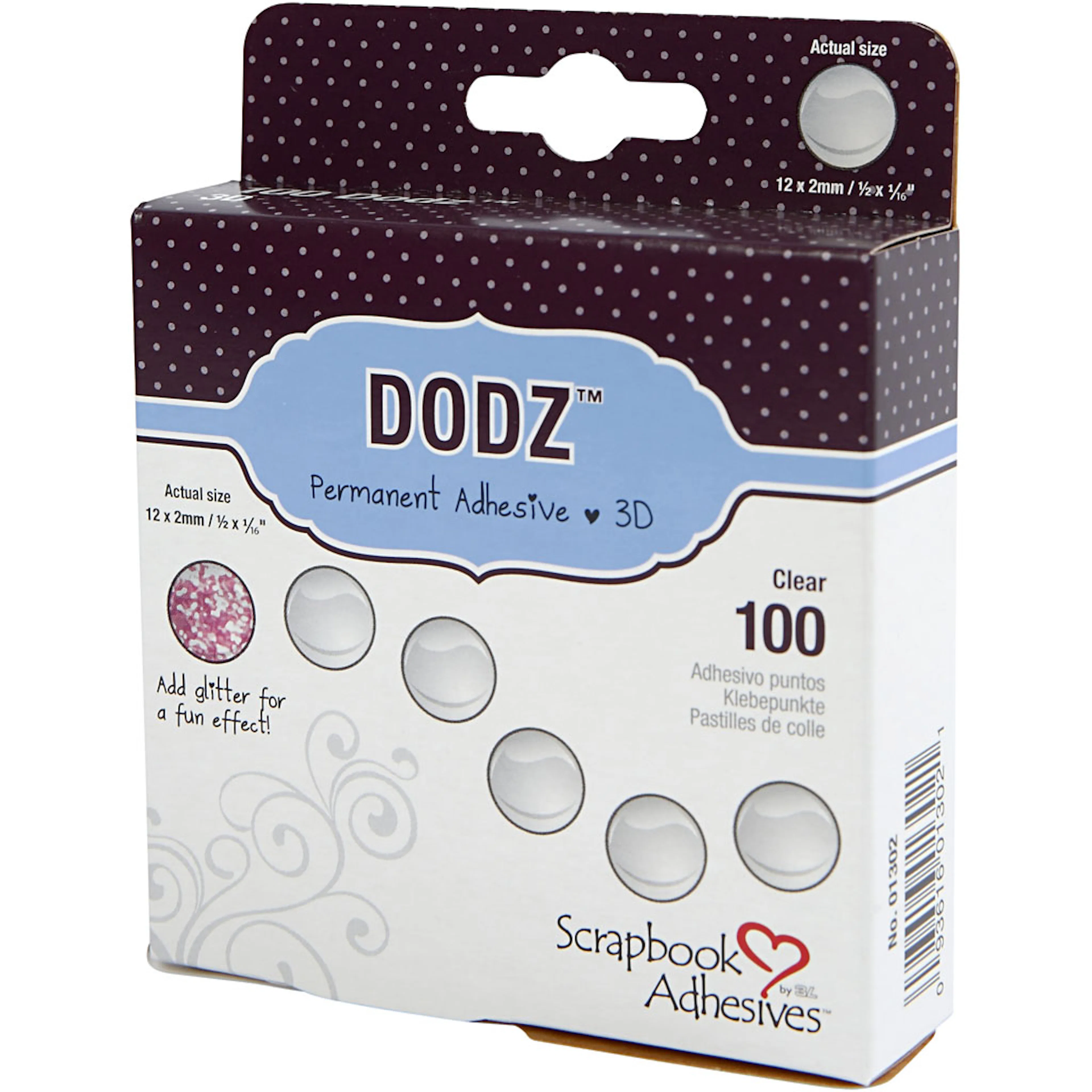Klistremerker Creativ Company Dodz D 12 mm 100 stk/1 Pk