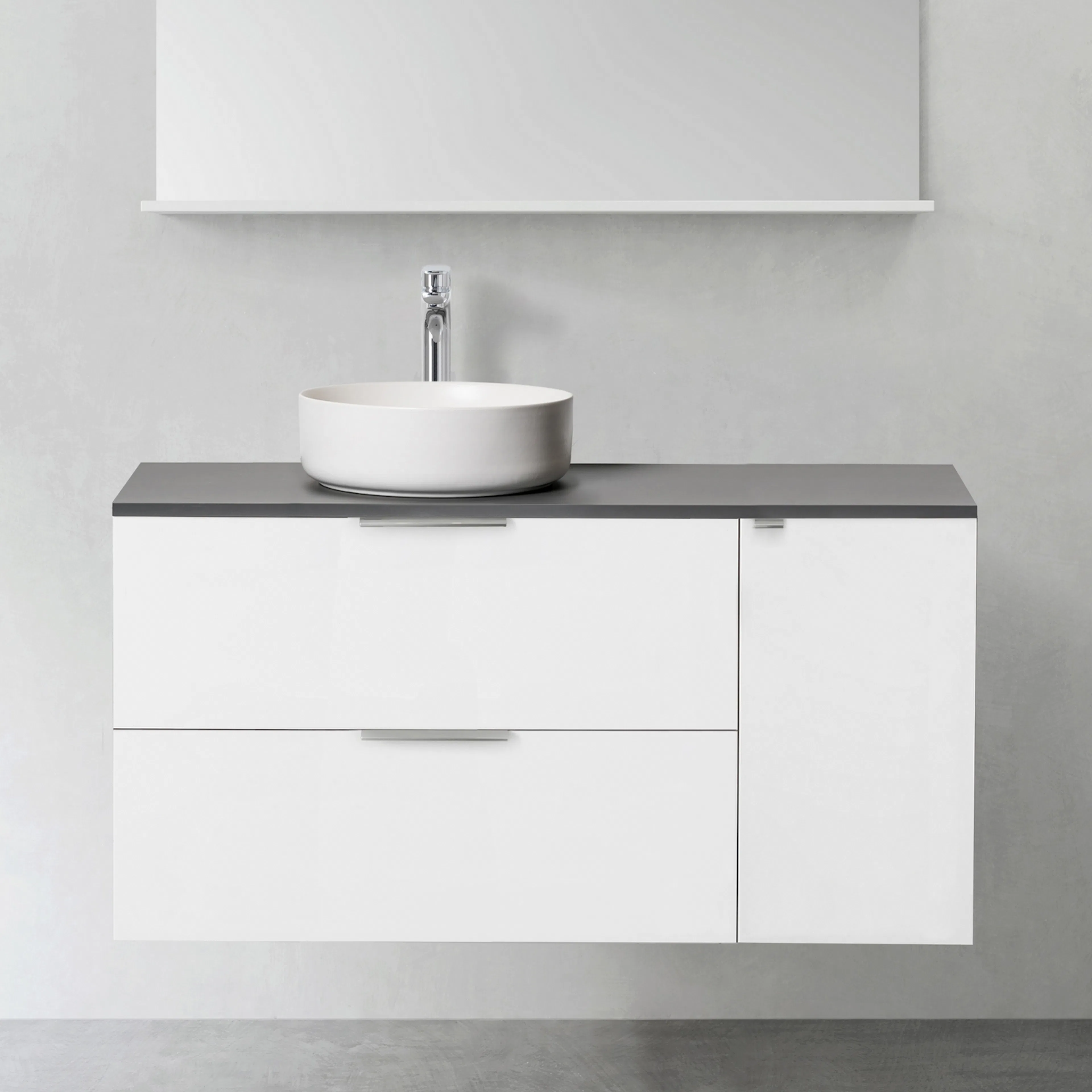 Servantskap Hafa Shape med Sidemodul 300 uten Servant