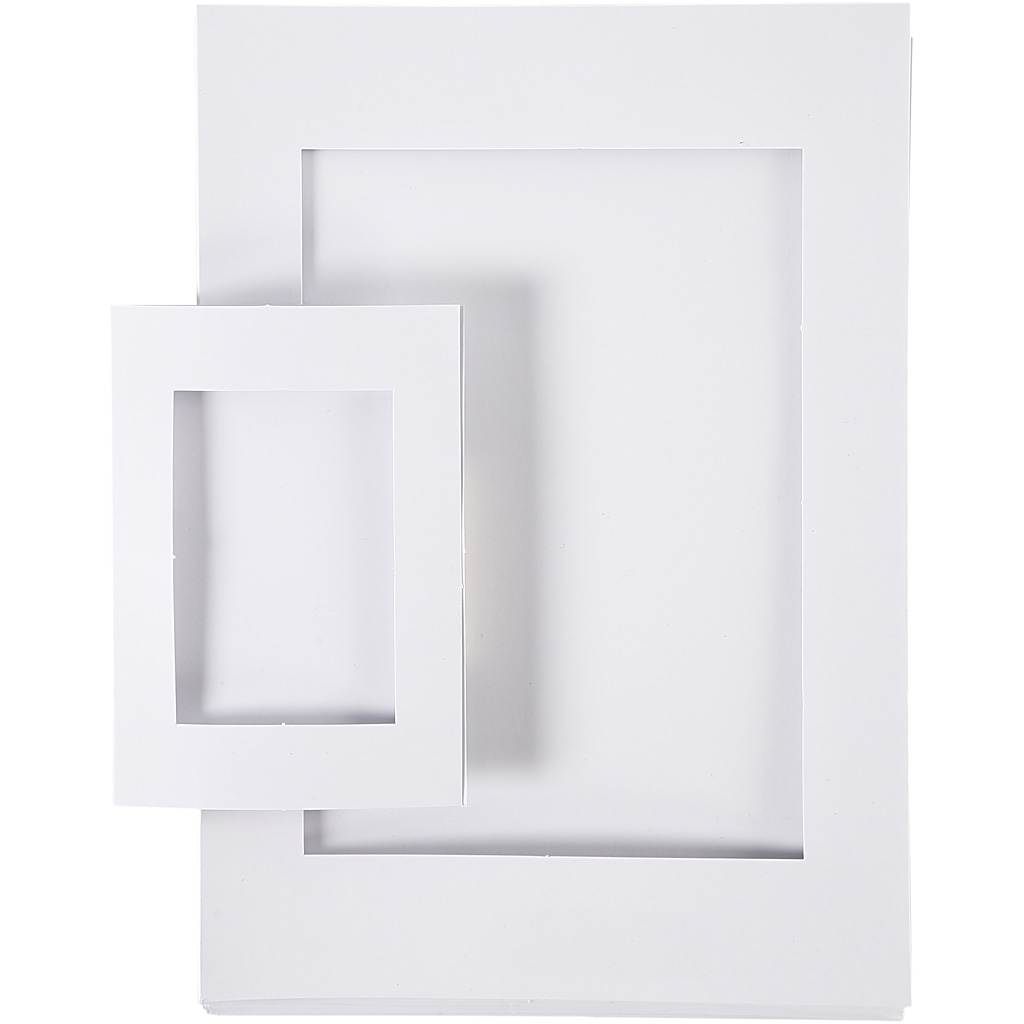 Passepartoutrammer Creativ Company Stl A4+A6 2x60 St/1 Pk