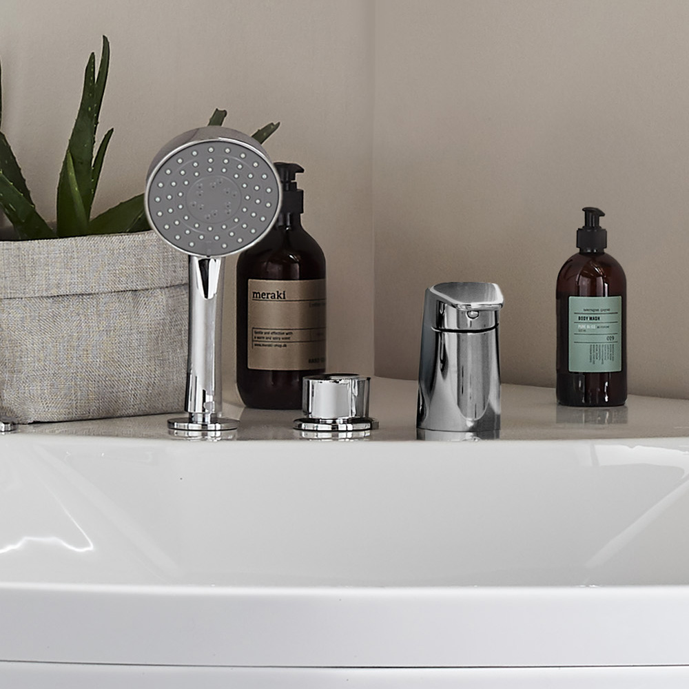 Bubbelbadkar Star 140-Bronze + inkl. Blandare Bronze