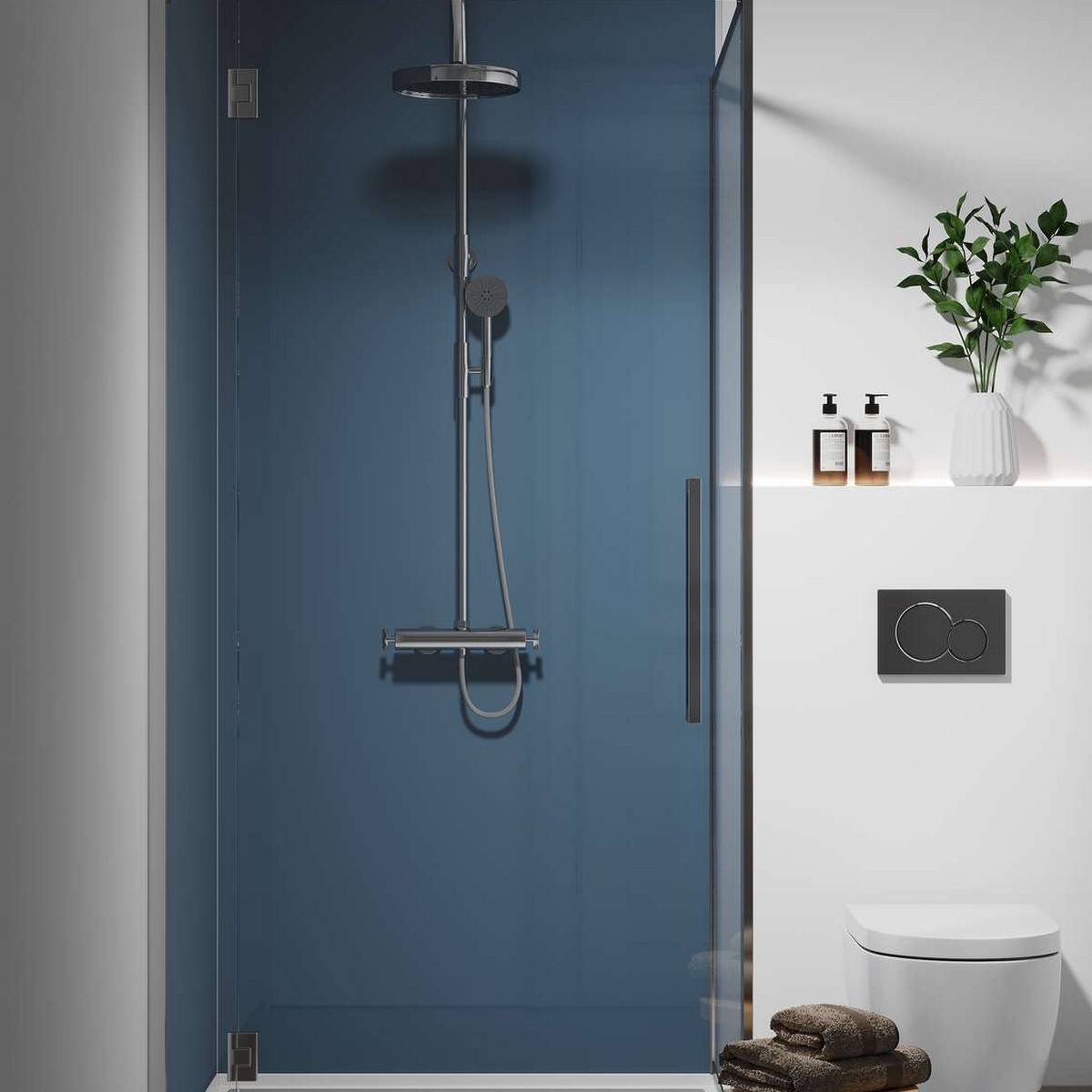 Baderomspanel Fibo 6274-00 Dusty Blue