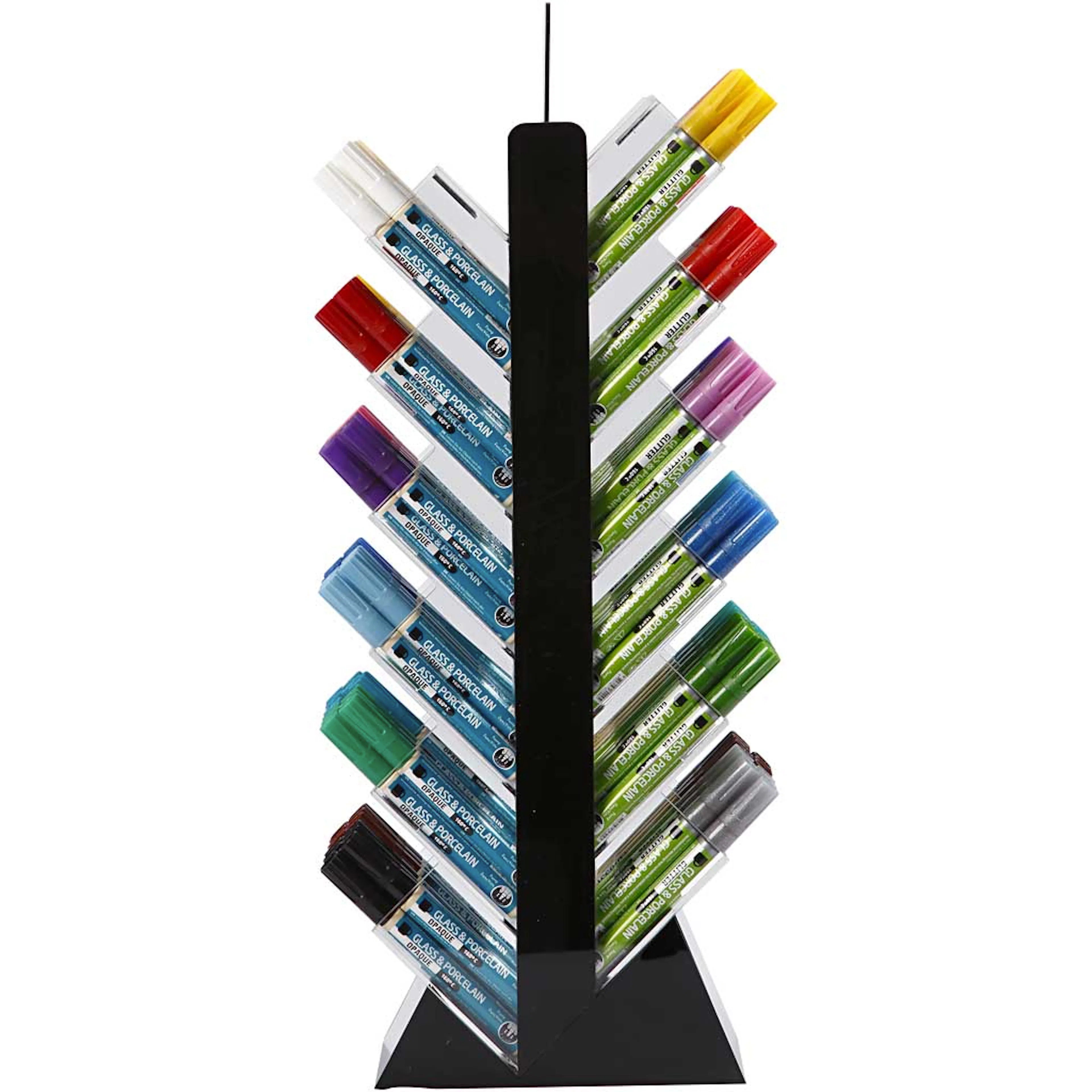 Glass- og Porselenstusj Creativ Company Ass Farger 24x6 stk/1 Pk