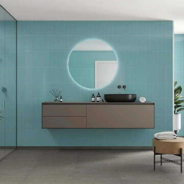 Baderomspanel Fibo 2212-M0830 Aquamarine