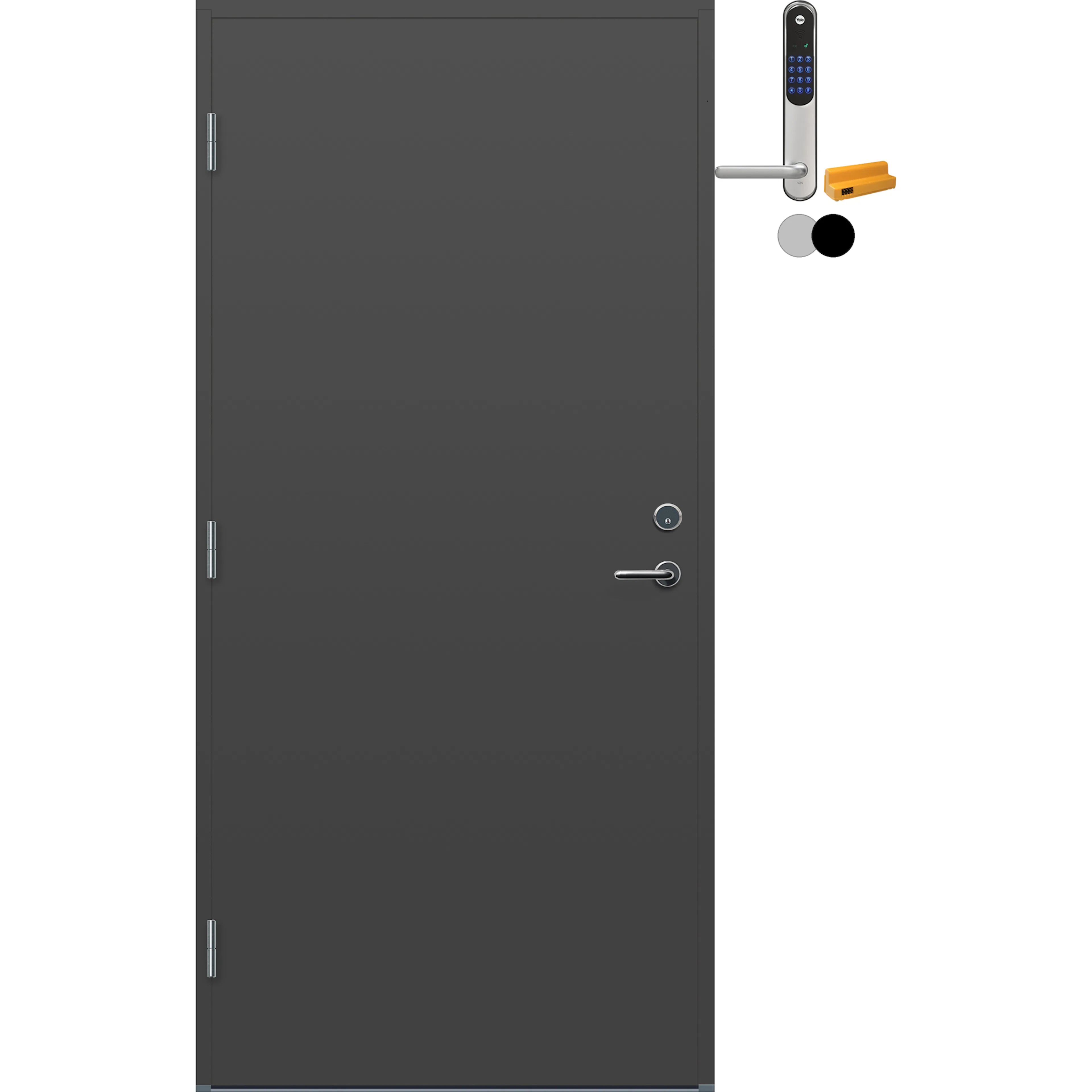 NCS S-7500-N, Mørk Grå