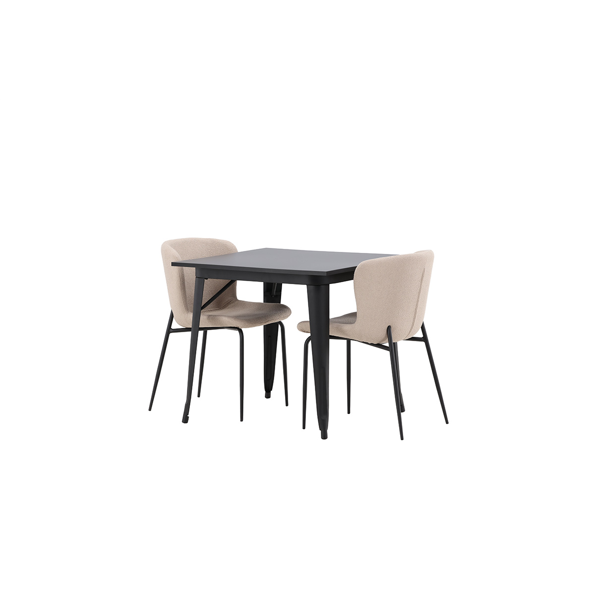 Spisegruppe Venture Home Tempe med 2 Modesto Stoler
