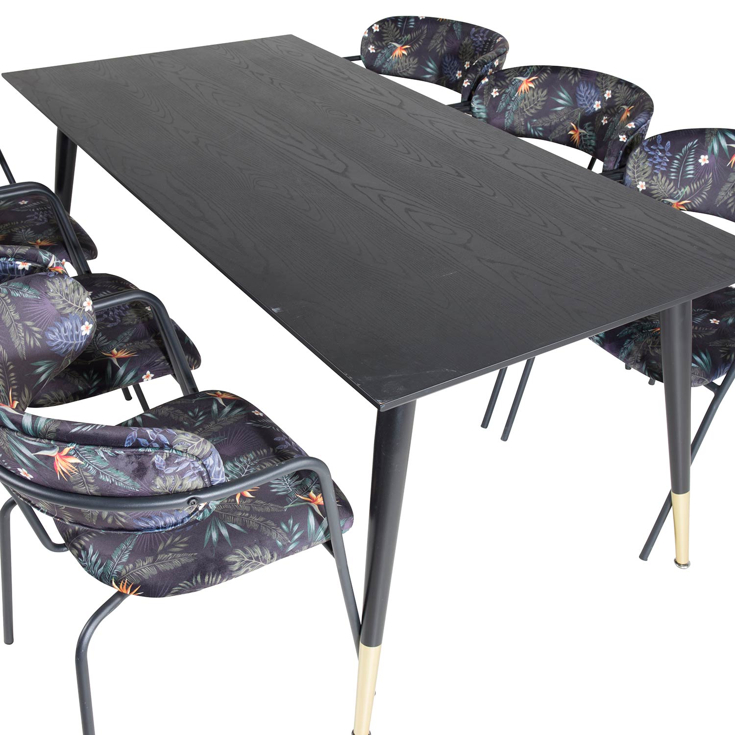 Spisegruppe Venture Home Disa med 6 Aris Stoler Polyester