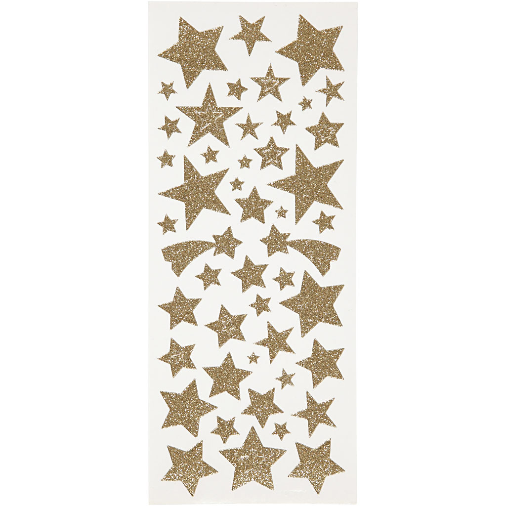 Stickers Creativ Company Glitter Stjerner 2 Stk