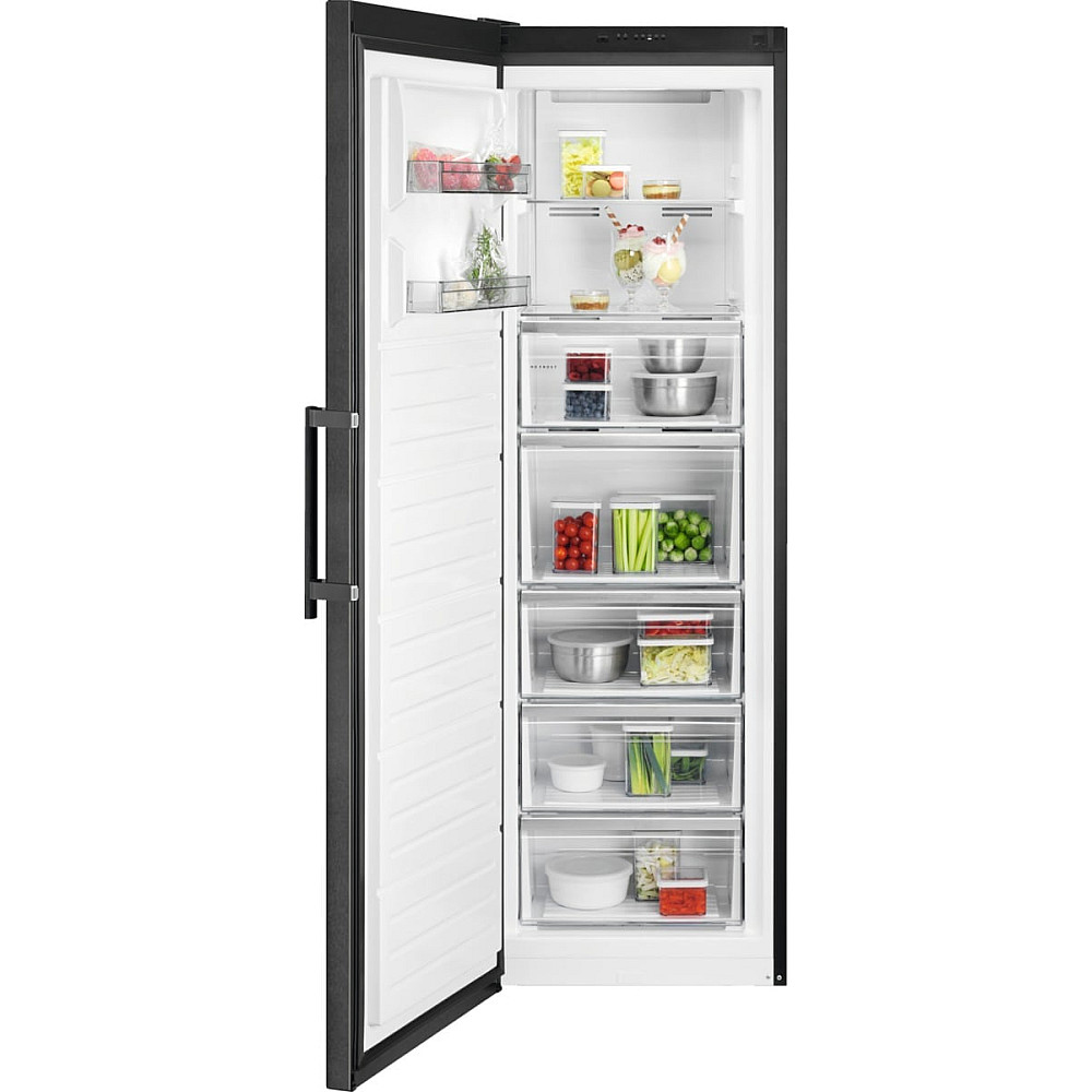 Frittstående Fryseskap AEG OAG7M281DL 7000 NoFrost Sort med MultiFlow og FastFreeze