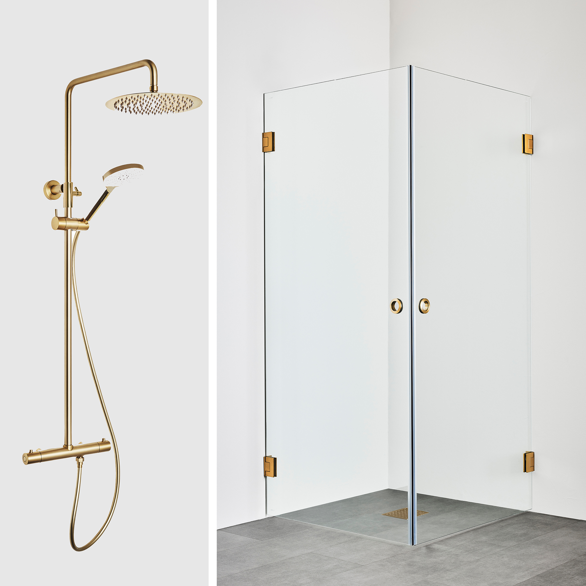 Duschpaket Hafa Duschh&ouml;rn Infinity med Takduschset Fine