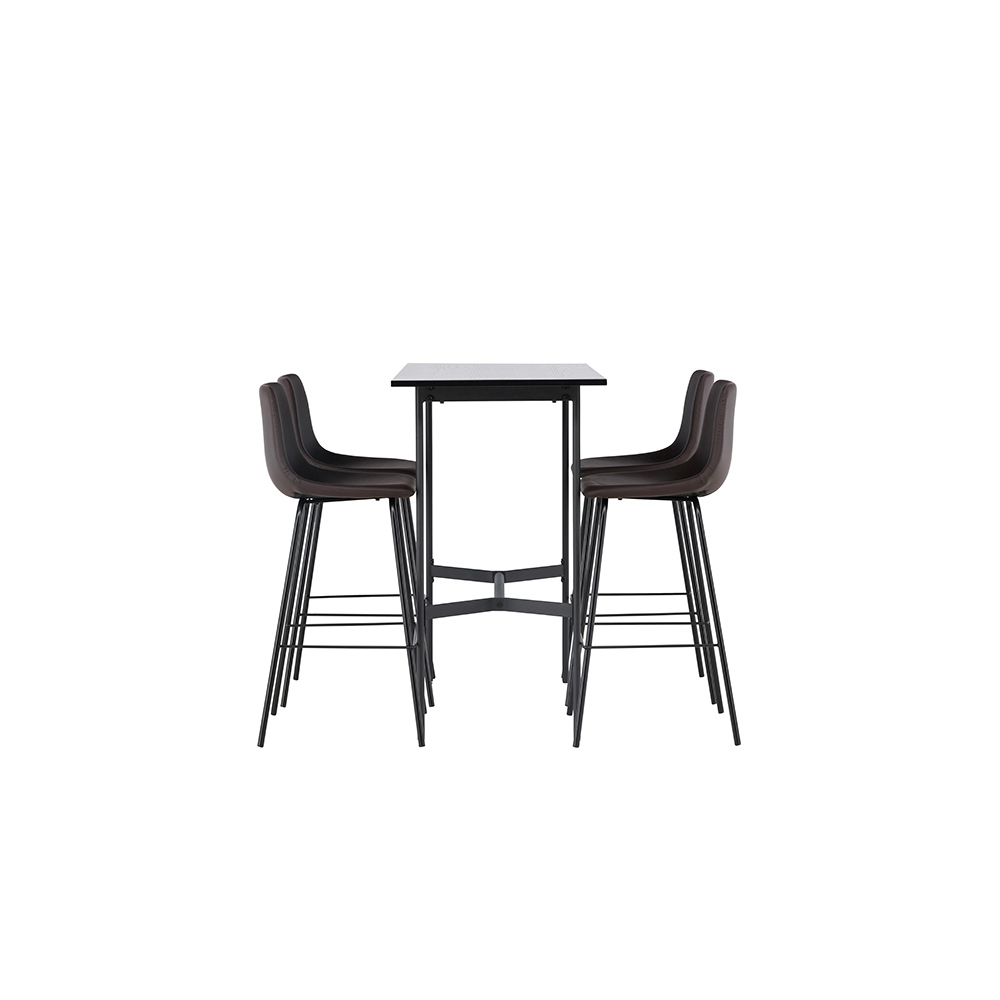 Spisegruppe Venture Home Rax med 4 stk Alexi Stoler